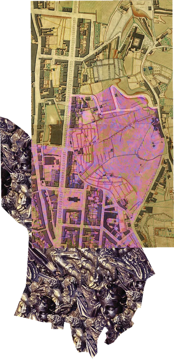 Collage map of the Arroios neighborhoods