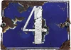 House number plaque 4