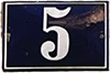 House number plaque 5