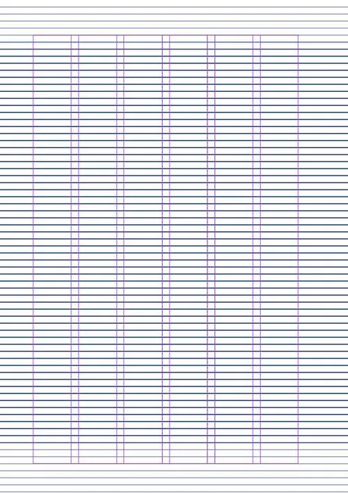 The 6-column grid with a 4.233 mm gutter and a baseline grid over a blank page