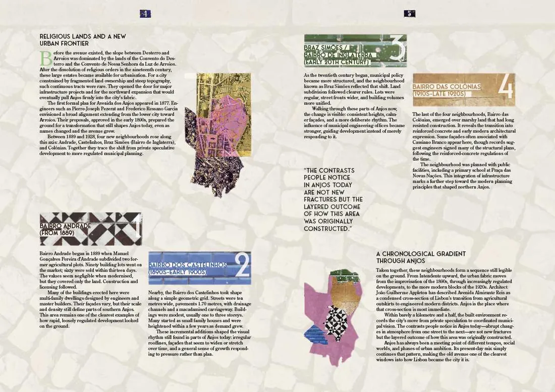 An article spread