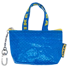 Blue IKEA tote bag