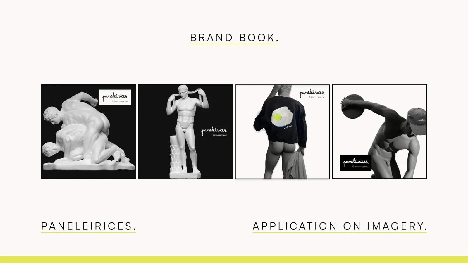 Brand book: application on imagery