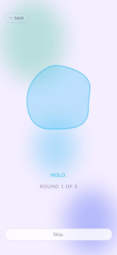 Overwhelmed flow: the breathing blob grows, round 1 of 3